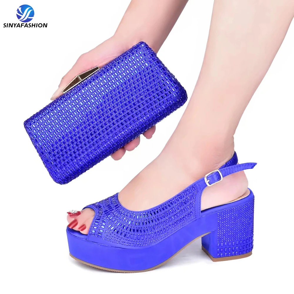 Ensemble Chaussures & Sac de Soirée Sinya – Talons Hauts Élégants pour Femme