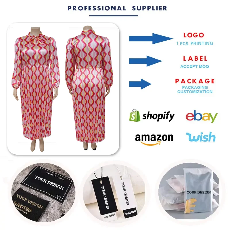Robe Maxi Bohème Grande Taille – Imprimée, Plissée & Lacets | Style Été Vacances