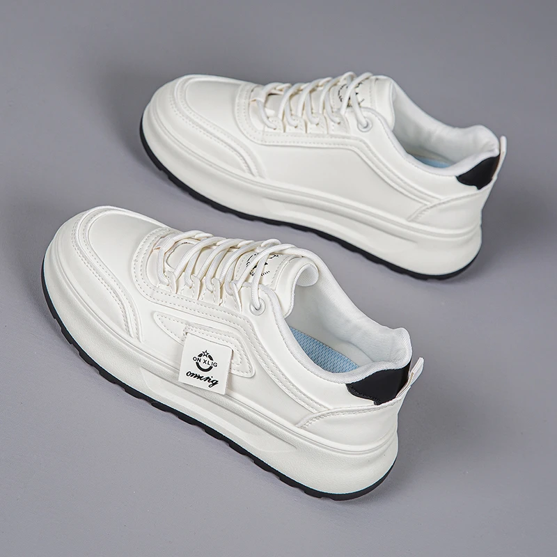 Chaussures de skate femme légères respirantes – Semelle EVA antidérapante, lacets, bout rond